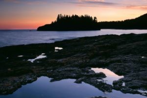 sunset, Lighthouses, Minnesota, National, Park, Lake, Superior