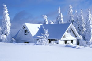landscapes, Nature, Wintermsnow, Seasons, Architecture, Houses, White