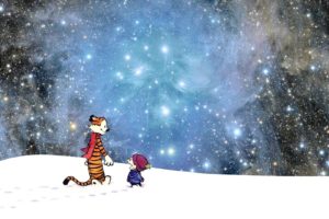 cartoons, Outer, Space, Stars, Calvin, And, Hobbes