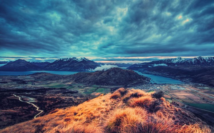 mountains, Landscapes, New, Zealand, Queensland, Queenstown HD Wallpaper Desktop Background