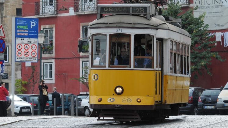 portugal, Tram, Lisbon HD Wallpaper Desktop Background