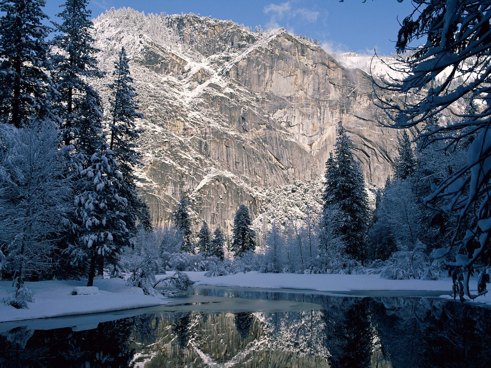 forests, Cliffs, Yosemite, National, Park Wallpaper