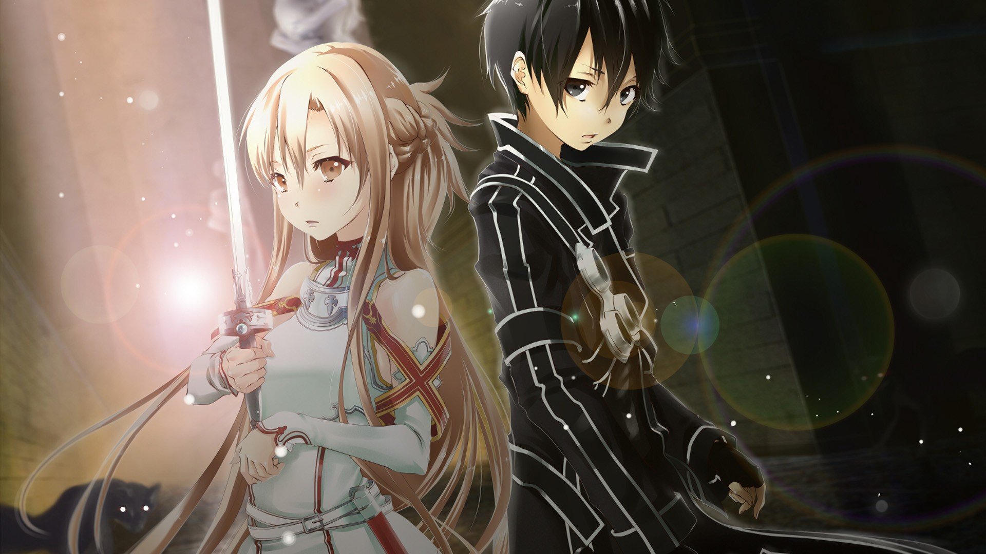 Sword Art Online Yuuki Asuna Kirigaya Kazuto Kirito Wallpapers Hd Desktop And Mobile 2591