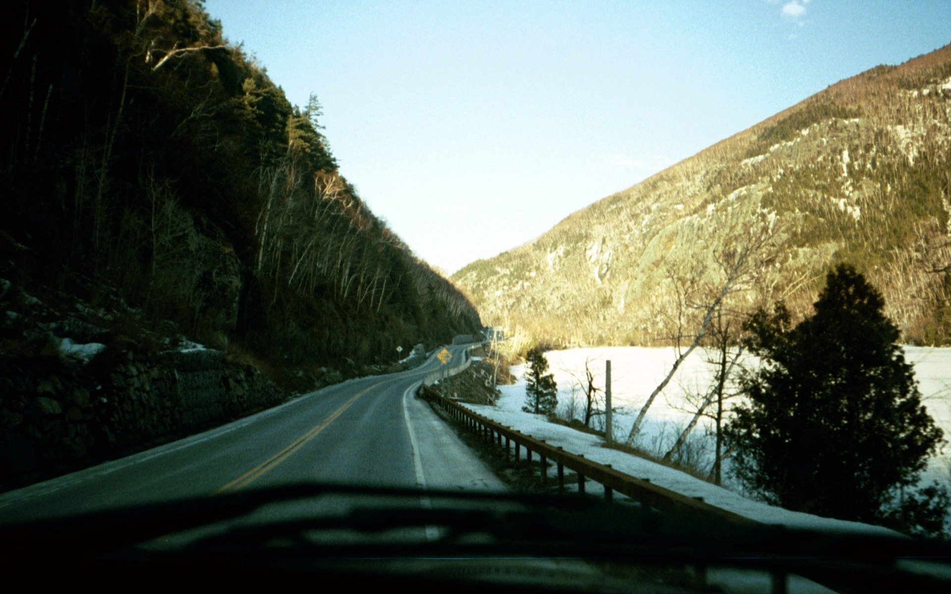 snow, Cars, Roads, Vehicles Wallpaper