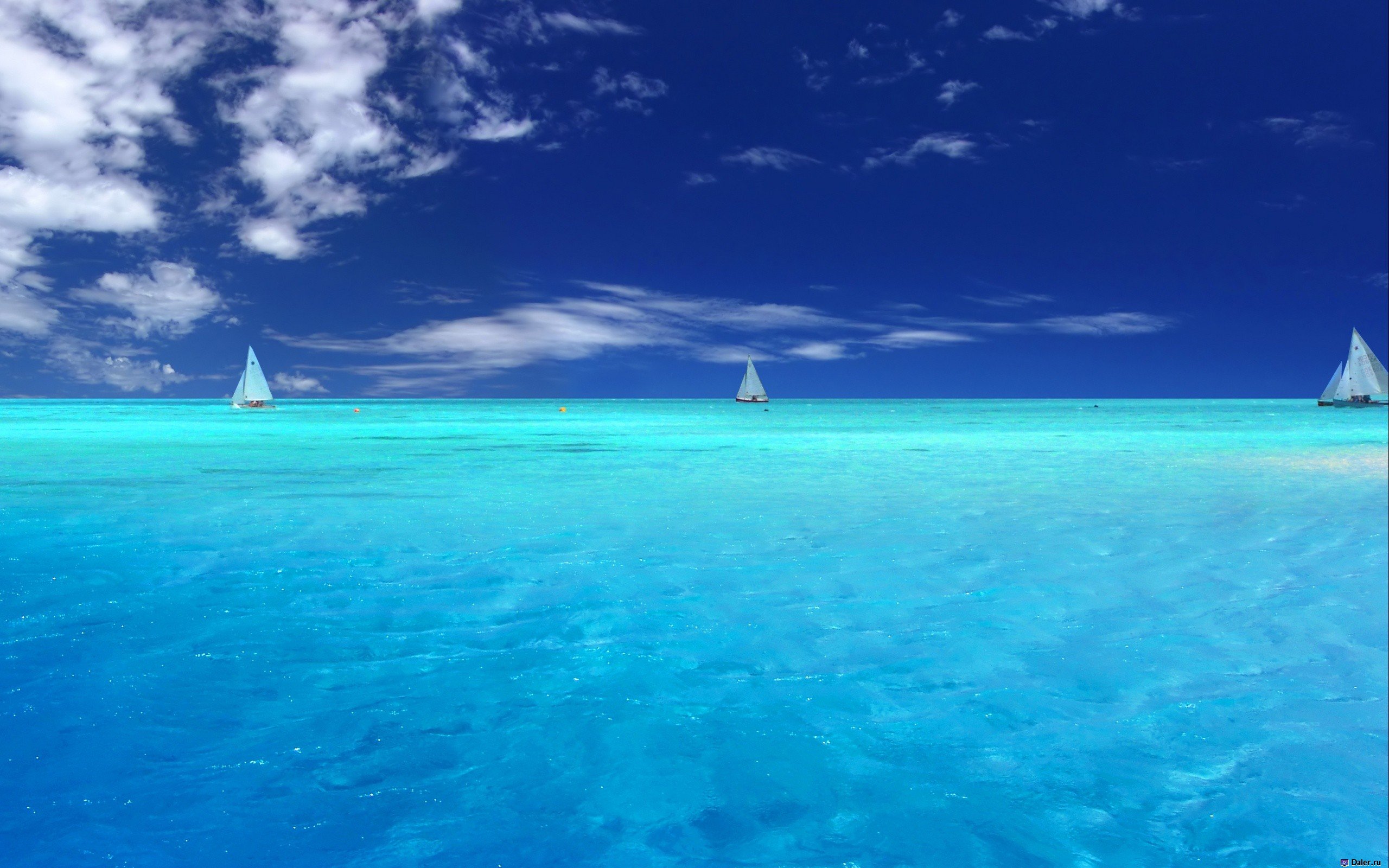 ocean, Vehicles, Yachts, Caribbean, Blue, Skies, Sea Wallpaper