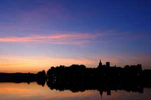 sunrise, Landscapes, France, Lakes, Skies, Avignon