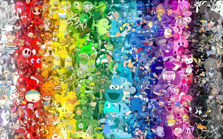 cartoons, Pokemon, Batman, Spider man, Mario, Family, Guy, Teenage, Mutant, Ninja, Turtles, The, Simpsons, Reddit, Eric, Cartman, The, Smurfs HD Wallpaper Desktop Background