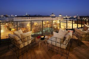 cityscapes, Architecture, Balcony, Buildings, City, Lights, Chairs, Vienna