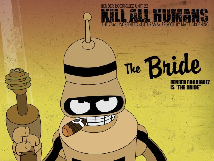 futurama, Cartoons, Bender, Robots, Funny, Cigars HD Wallpaper Desktop Background