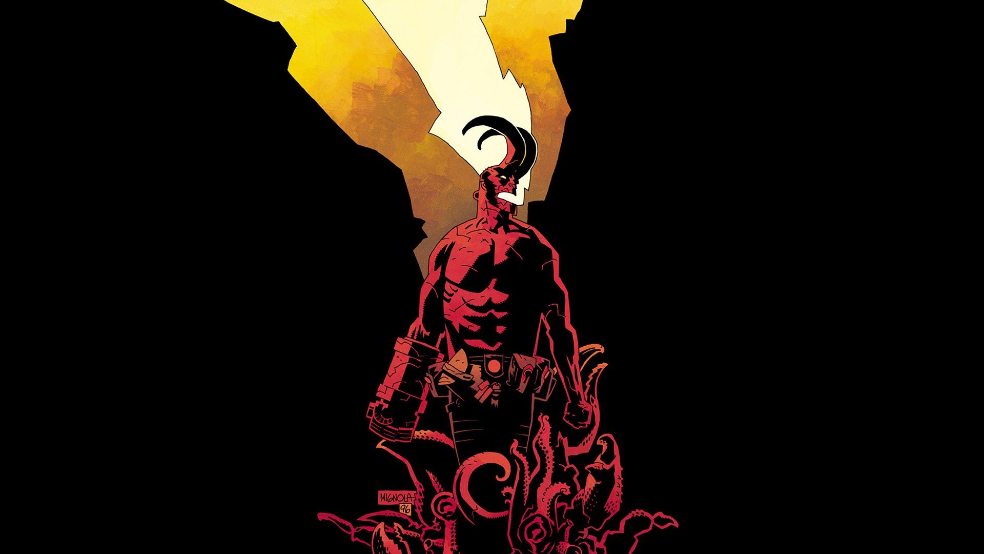 comics, Hellboy Wallpaper