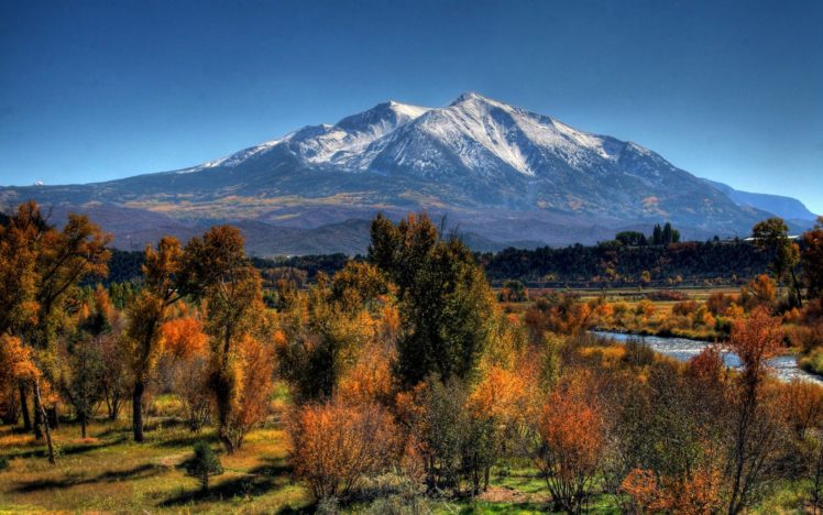 mountains, Landscapes, Nature, Trees, Autumn, Forests HD Wallpaper Desktop Background