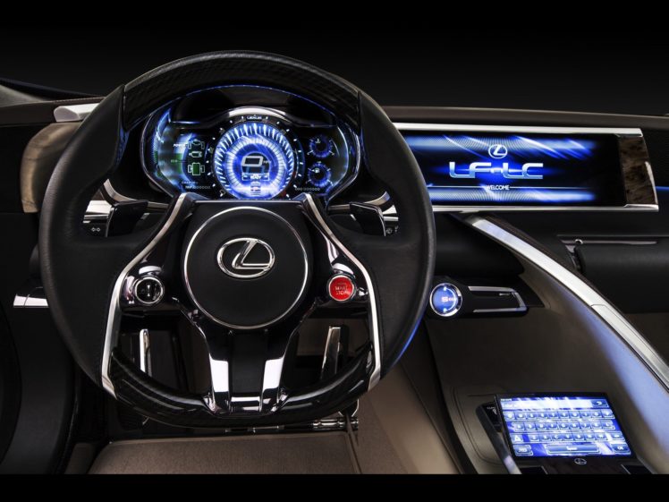 blue, Lexus, Concept, Art, Lexus, Lf lc HD Wallpaper Desktop Background