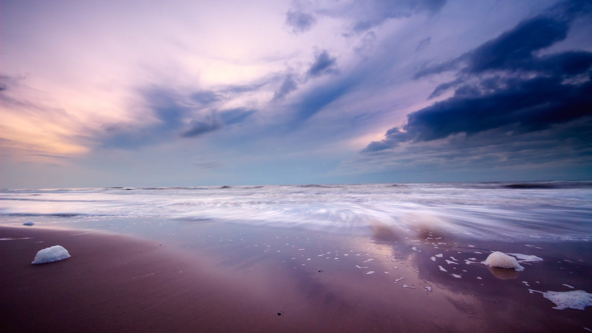 clouds, Landscapes, Nature, Skyscapes, Land, Beaches Wallpaper