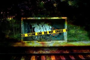 graffiti, Urban, Bus, Stop, Digital, Art
