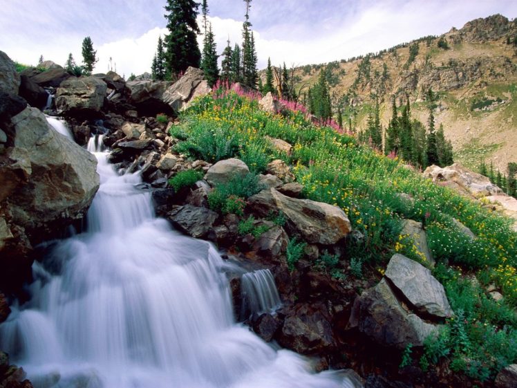 nature, Spring, Grand, National, Waterfalls HD Wallpaper Desktop Background