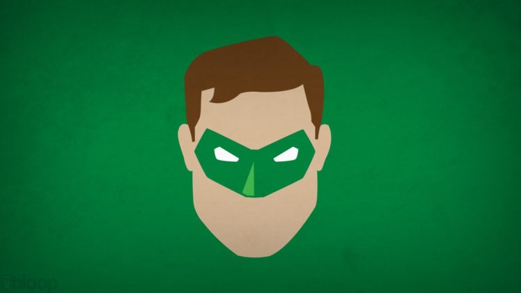 green, Lantern, Minimalistic, Superheroes, Green, Background, Blo0p HD Wallpaper Desktop Background