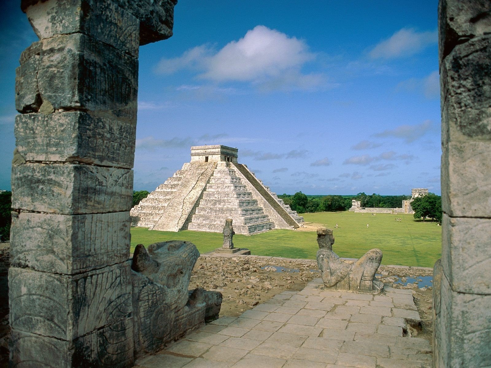 landscapes, Architecture, Mexico, Ancient, Hdr, Photography, Pyramids Wallpaper