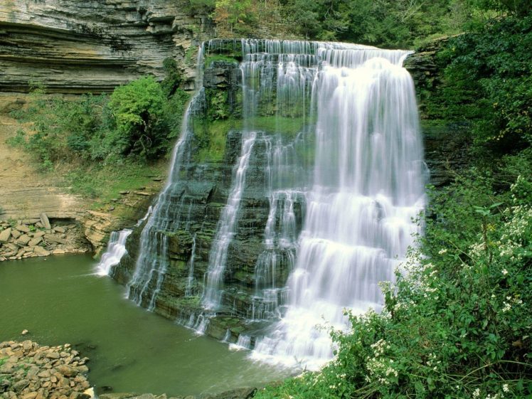 nature, Sparta, Falls, Waterfalls HD Wallpaper Desktop Background