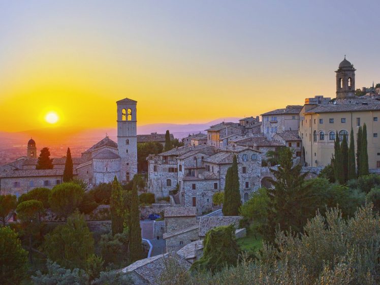 sunset, Buildings, Italy, Cities HD Wallpaper Desktop Background