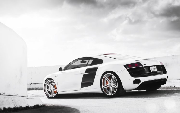 white, Cars, Audi, Vehicles, Wheels, Audi, R8, Bags, Sports, Cars, Luxury, Sport, Cars HD Wallpaper Desktop Background