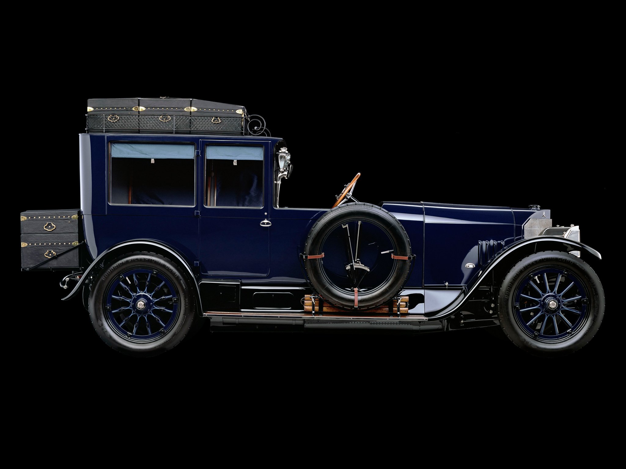 1917, Mercedes, Benz, 60hp, Open, Front, Towncar, Luxury, Retro Wallpaper