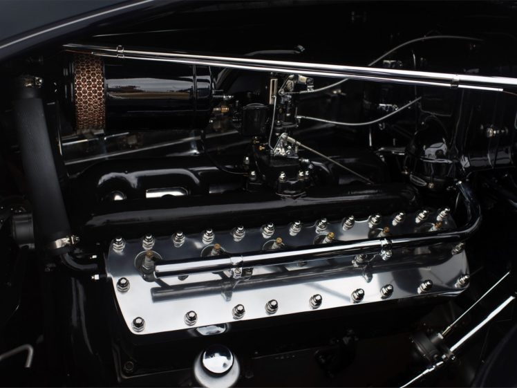 1935, Lincoln, Model k, Non collapsible, Cabriolet, Brunn,  301 304 b , Luxury, Retro, Engine HD Wallpaper Desktop Background