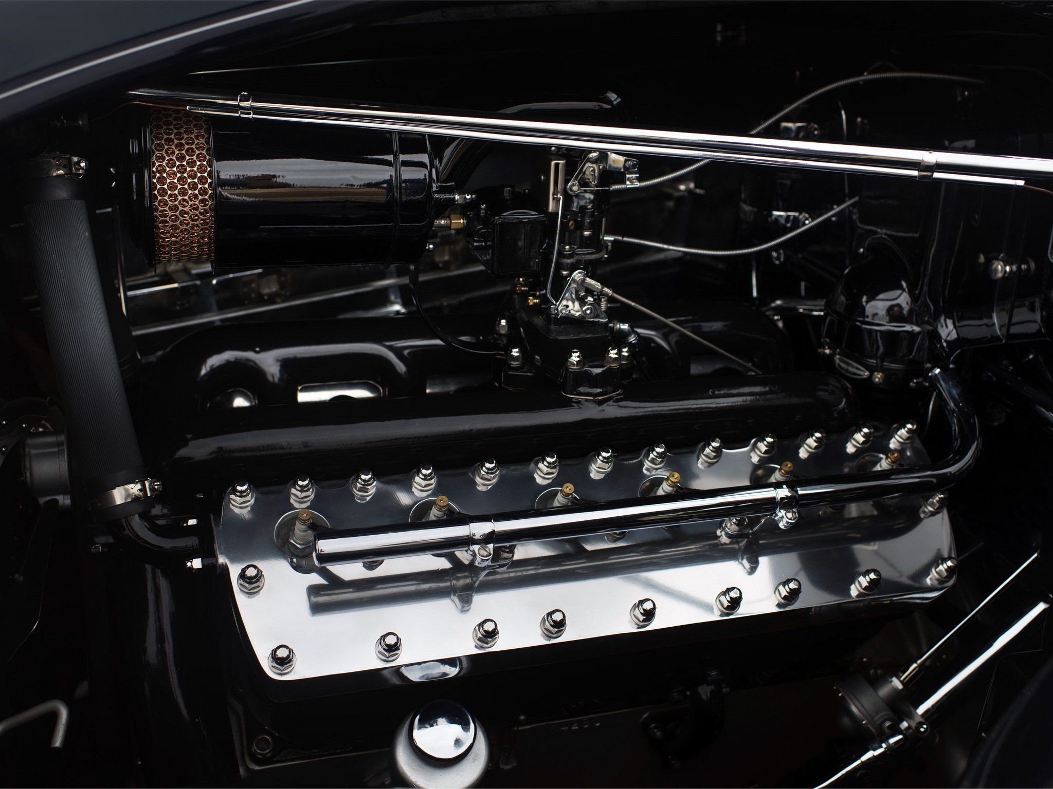 1935, Lincoln, Model k, Non collapsible, Cabriolet, Brunn,  301 304 b , Luxury, Retro, Engine Wallpaper
