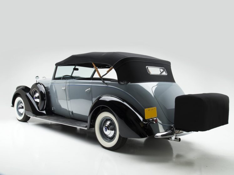 1937, Lincoln, Model k, 7 passenger, Touring, Willoughby, Luxury, Retro HD Wallpaper Desktop Background