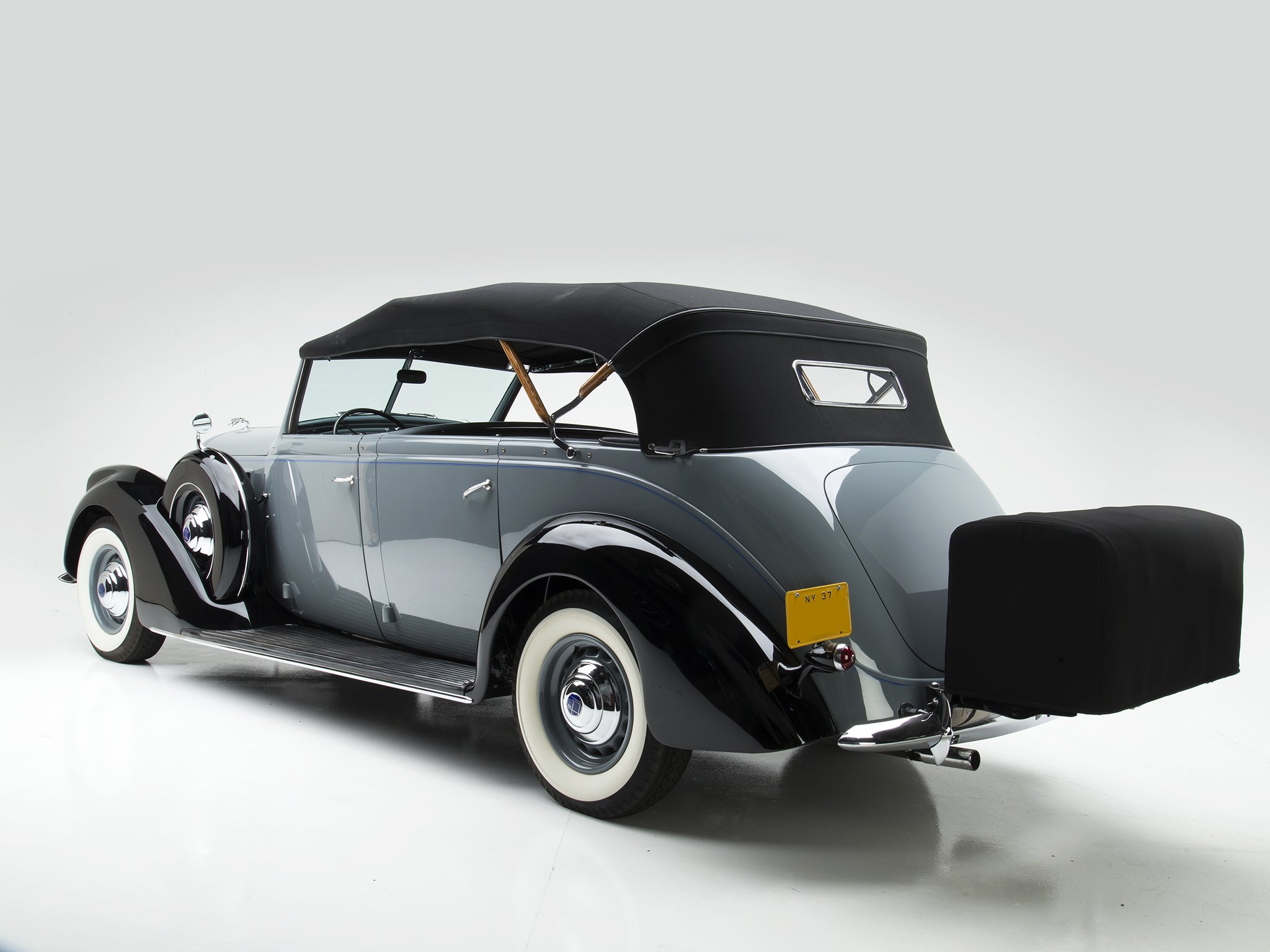 1937, Lincoln, Model k, 7 passenger, Touring, Willoughby, Luxury, Retro Wallpaper