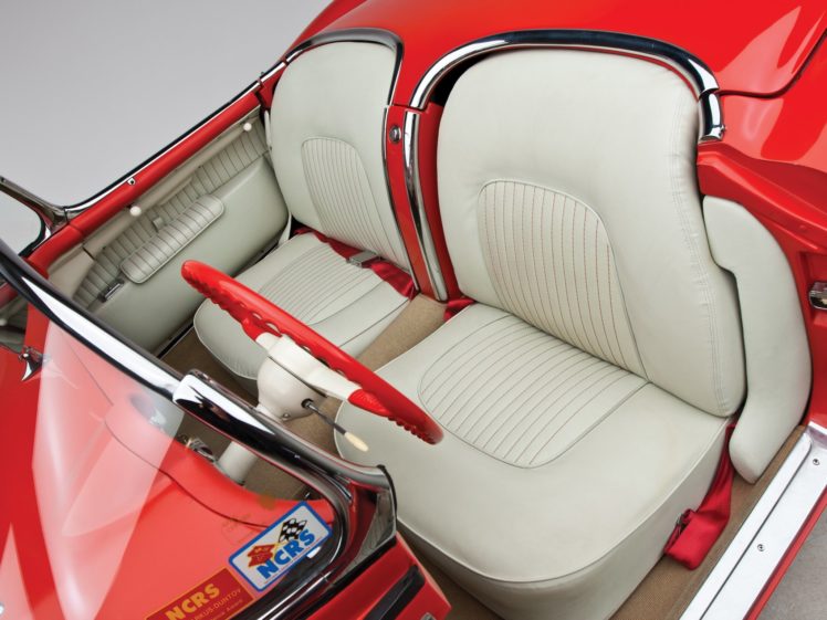 1955, Chevrolet, Corvette, C 1,  2934 , Supercar, Muscle, Retro, Interior HD Wallpaper Desktop Background