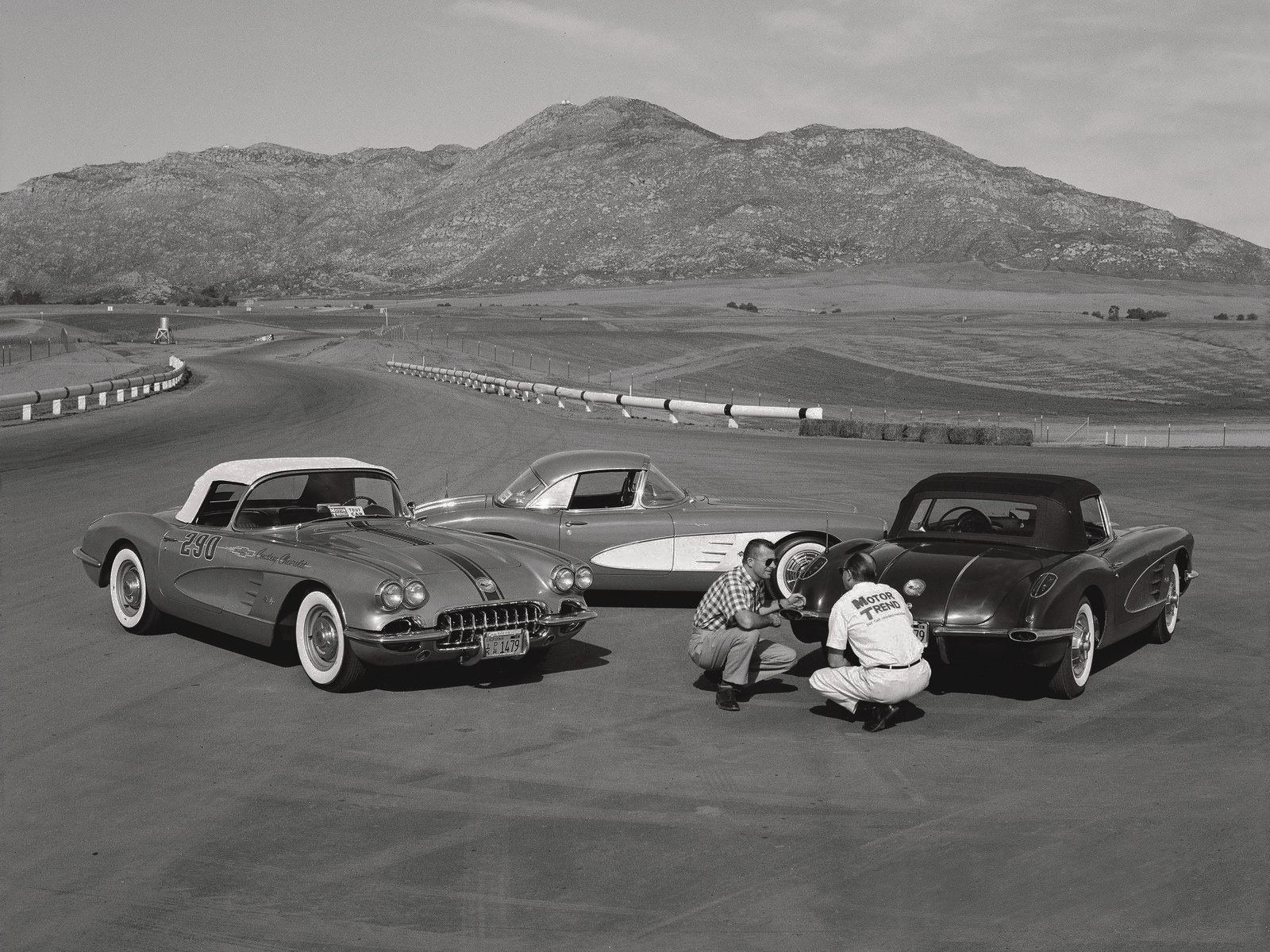 1958, Chevrolet, Corvette, C 1,  j800 867 , Muscle, Supercar, Retro, Race, Racing Wallpaper