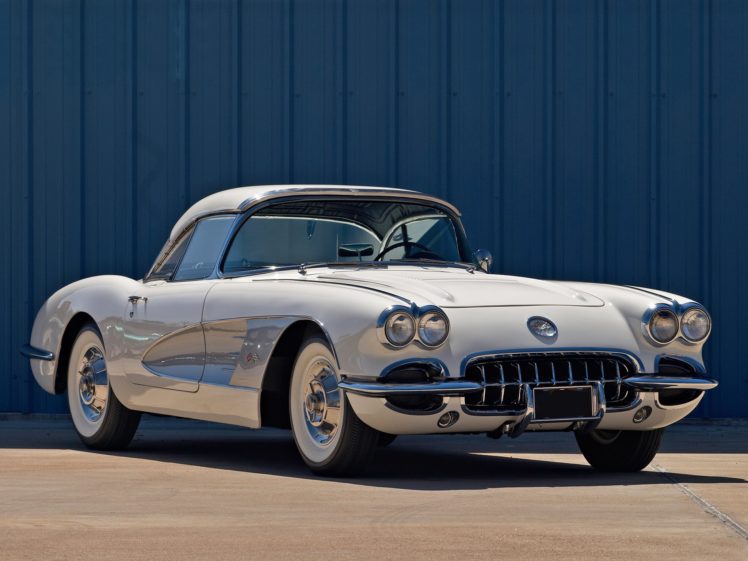 1958, Chevrolet, Corvette, C 1,  j800 867 , Muscle, Supercar, Retro, Hs HD Wallpaper Desktop Background