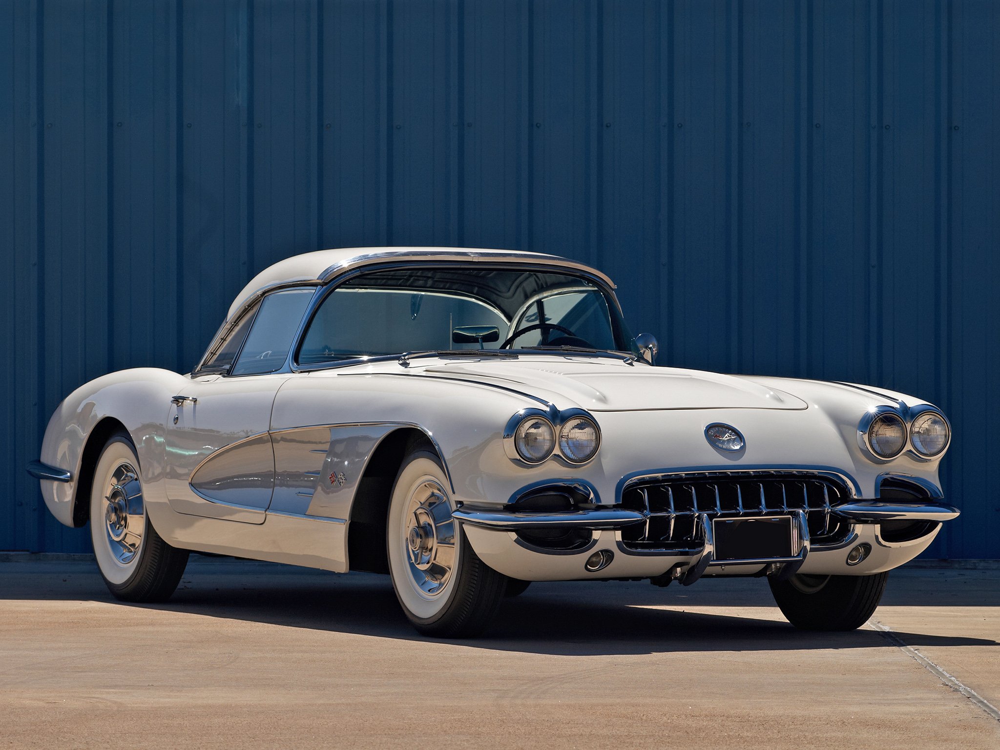 1958, Chevrolet, Corvette, C 1,  j800 867 , Muscle, Supercar, Retro, Hs Wallpaper