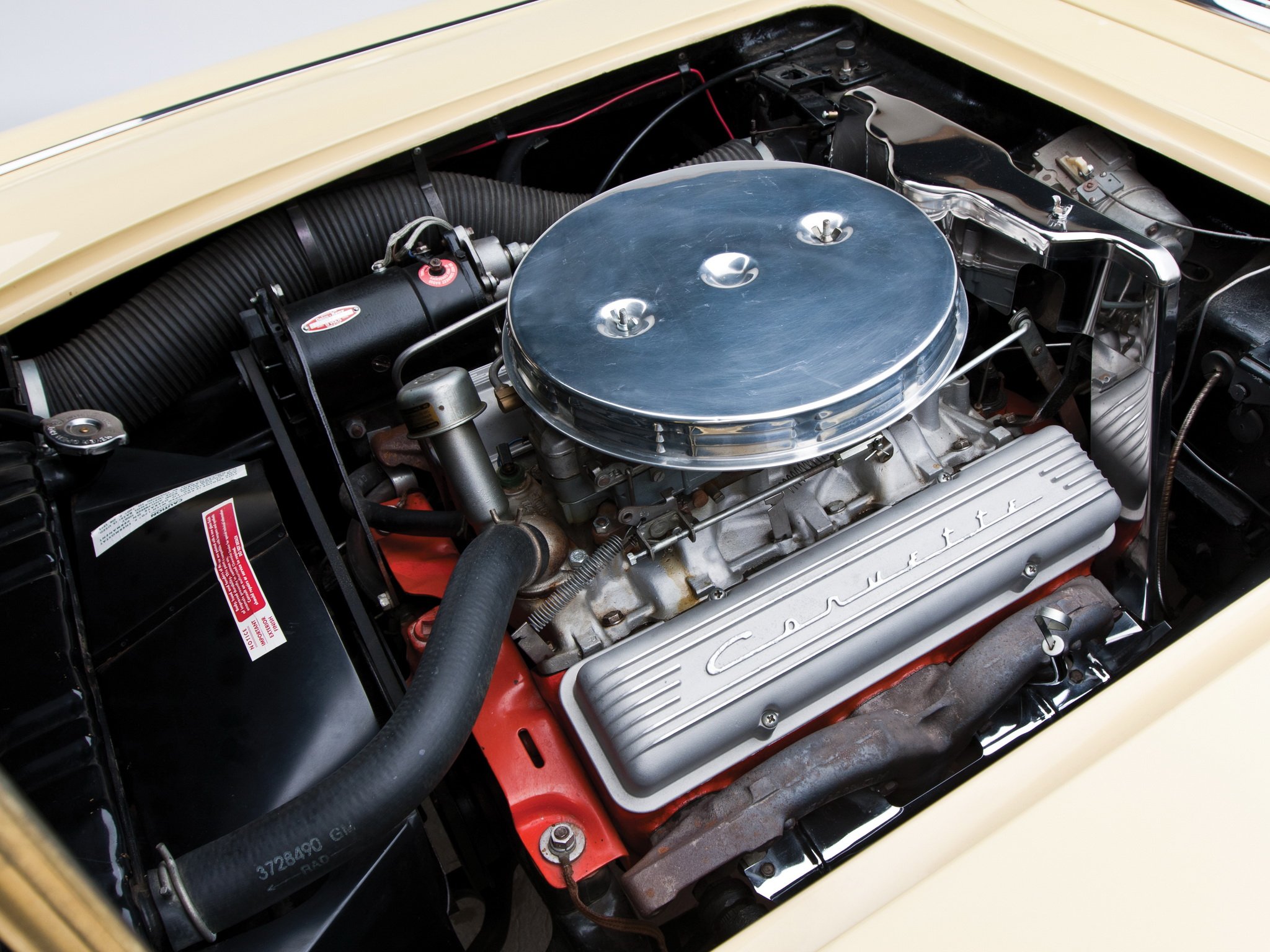 1958, Chevrolet, Corvette, C 1,  j800 867 , Muscle, Supercar, Retro, Engine Wallpaper
