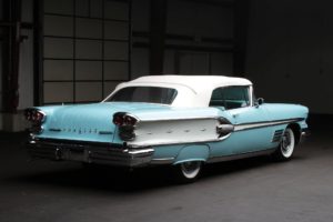 1958, Pontiac, Parisienne, Convertible, Luxury, Retro