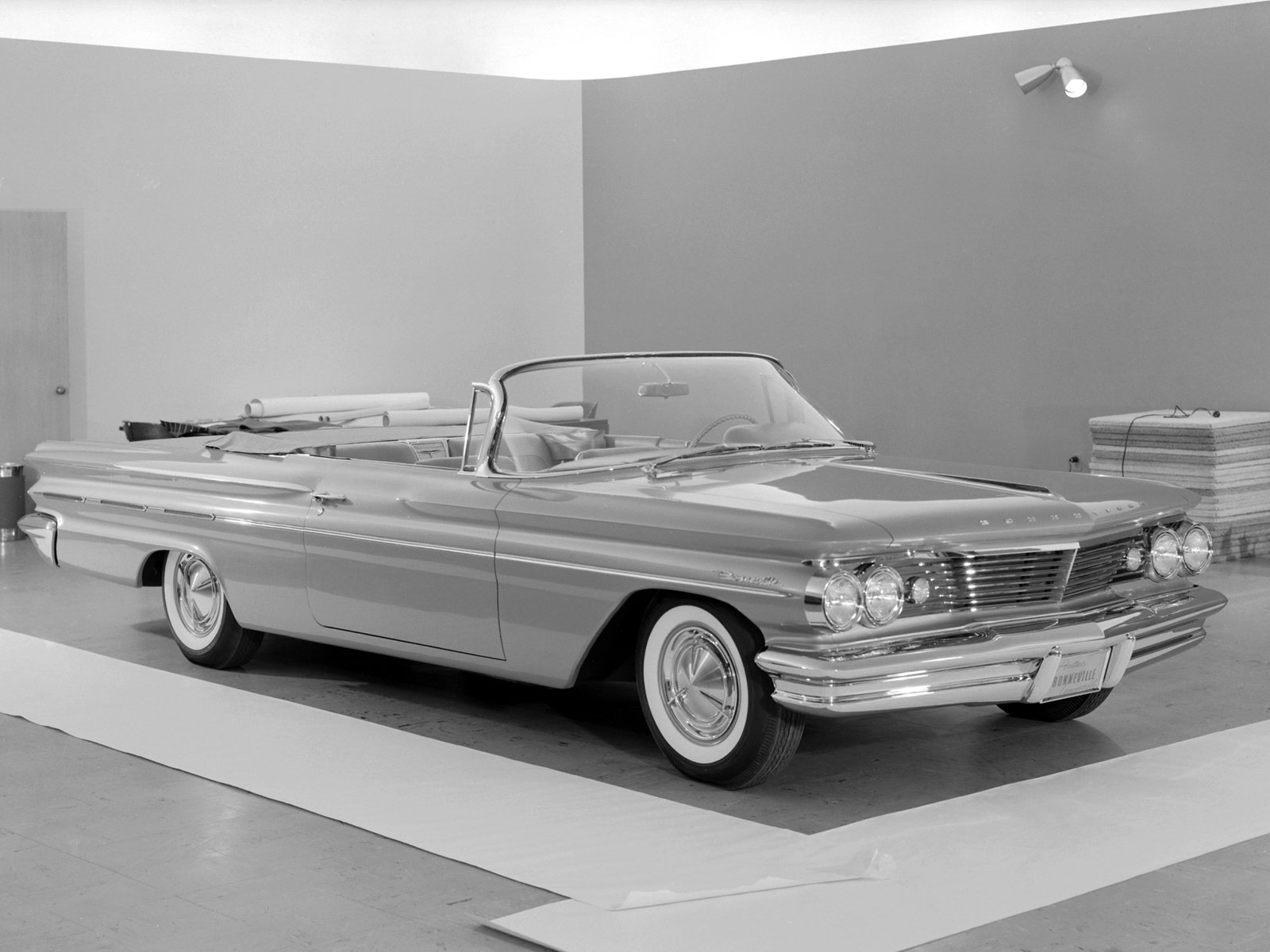 1960, Pontiac, Bonneville, Convertible,  2867 , Classic, Luxury Wallpaper