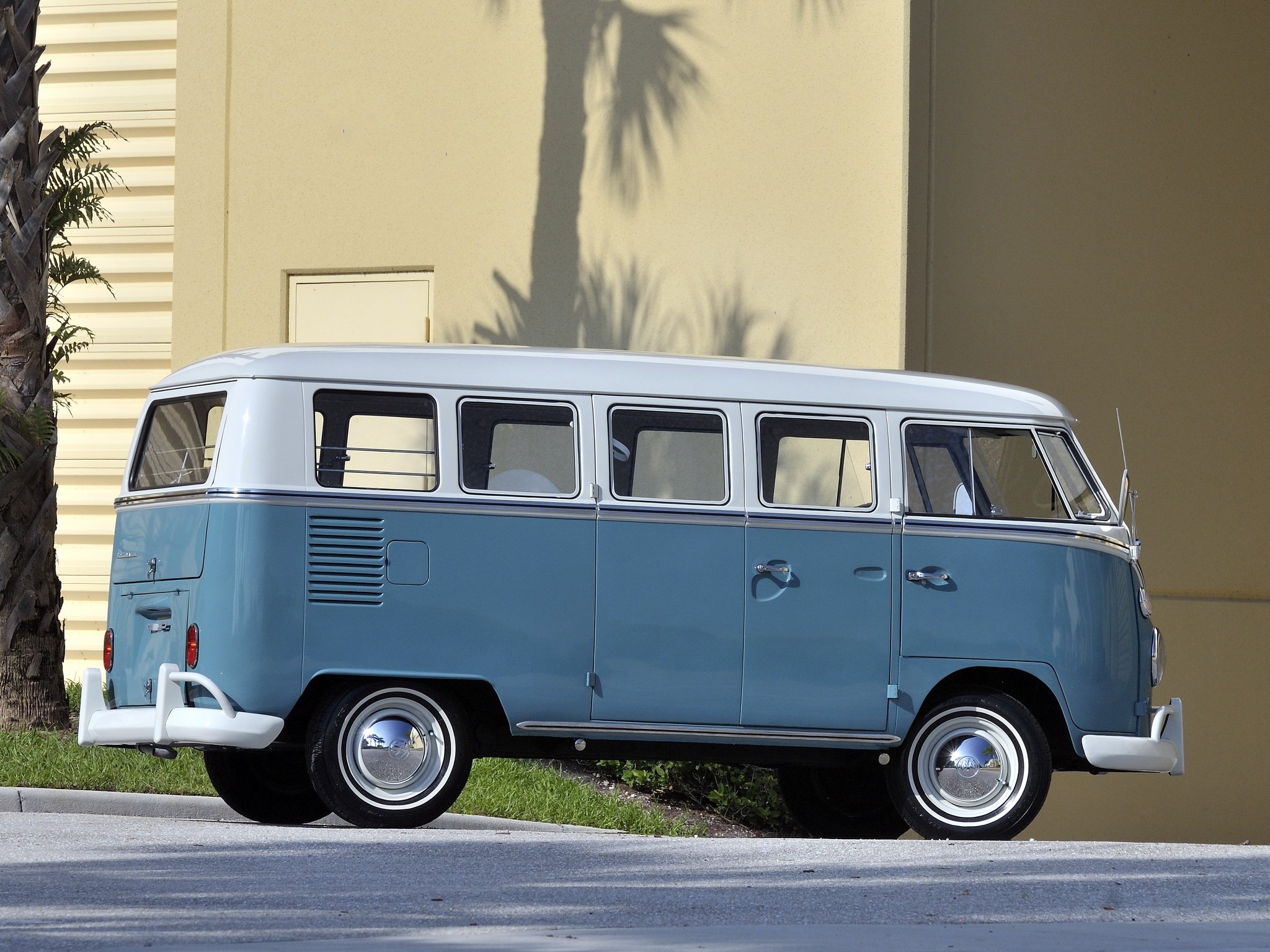 1963 67, Volkswagen, T 1, Deluxe, Bus, Van, Classic Wallpaper
