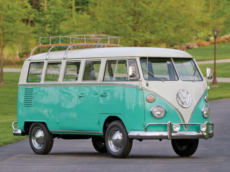 1963 67, Volkswagen, T 1, Deluxe, Bus, Van, Classic, Et HD Wallpaper Desktop Background