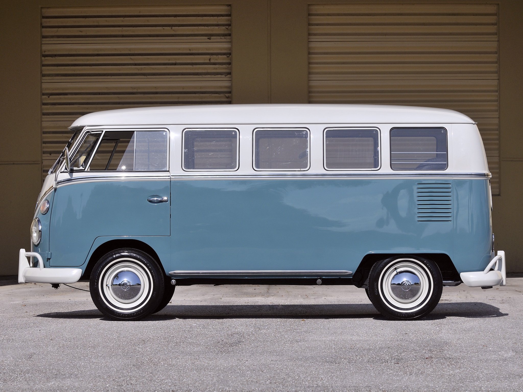 1963 67, Volkswagen, T 1, Deluxe, Bus, Van, Classic Wallpaper
