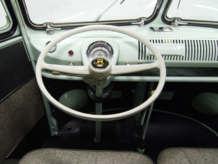 1963 67, Volkswagen, T 1, Deluxe, Bus, Van, Classic, Interior HD Wallpaper Desktop Background