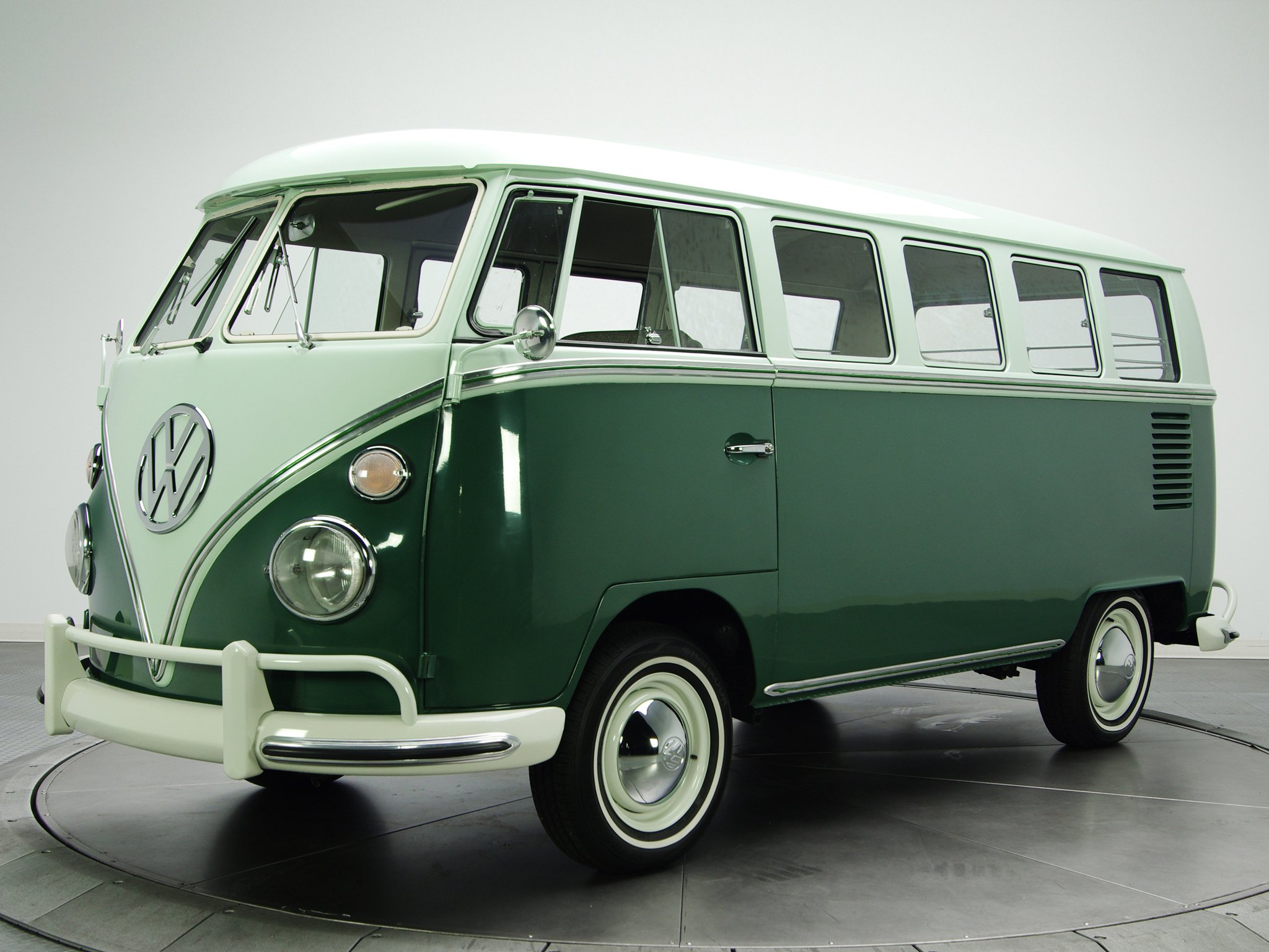 1963 67, Volkswagen, T 1, Deluxe, Bus, Van, Classic Wallpaper