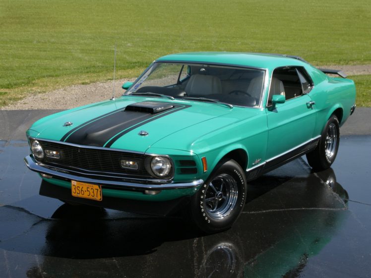 1970, Ford, Mustang, Mach 1, 428, Super, Cobra, Jet, Muscle, Classic, Bl HD Wallpaper Desktop Background