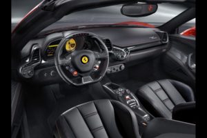 2012, Ferrari, 458, Spider, Supercar, Interior