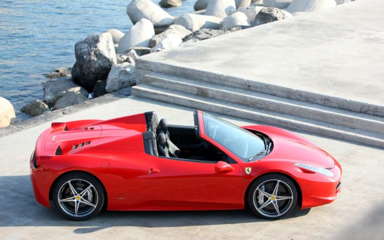 2012, Ferrari, 458, Spider, Supercar HD Wallpaper Desktop Background