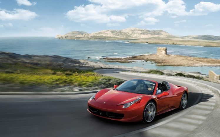 2012, Ferrari, 458, Spider, Supercar, Ge HD Wallpaper Desktop Background