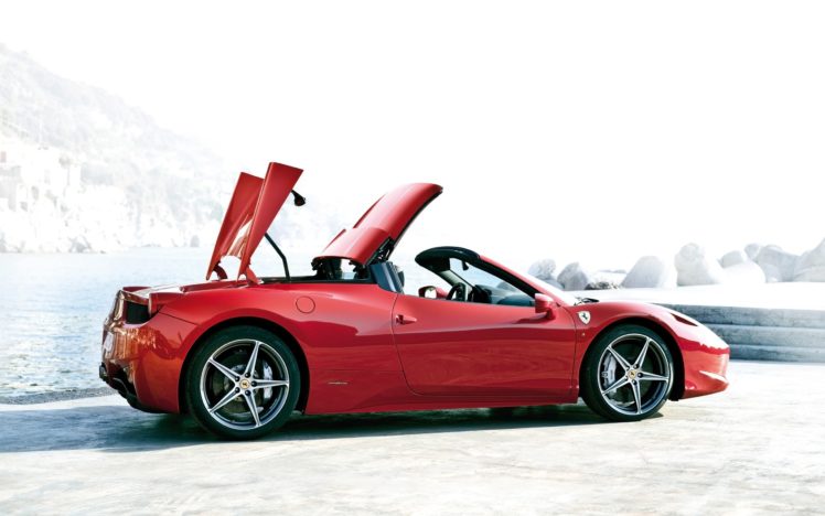 2012, Ferrari, 458, Spider, Supercar, Jf HD Wallpaper Desktop Background