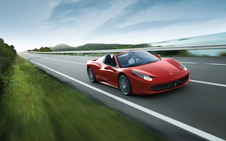 2012, Ferrari, 458, Spider, Supercar, Gd HD Wallpaper Desktop Background