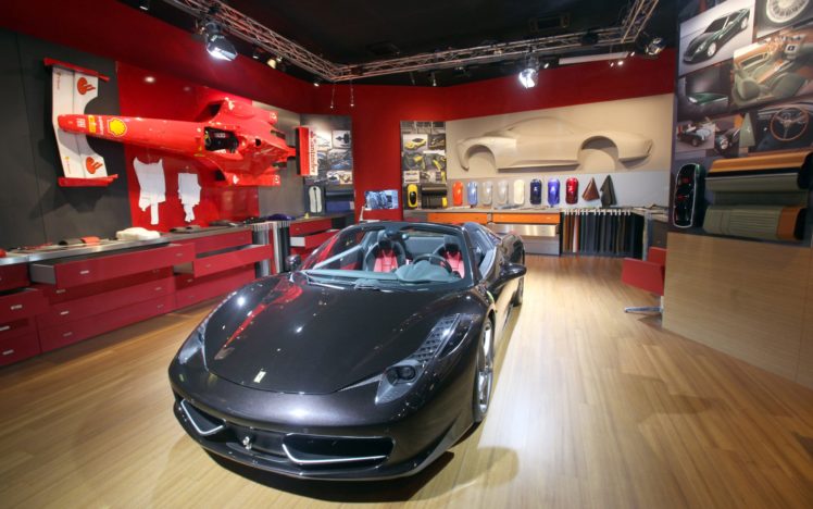 2012, Ferrari, 458, Spider, Supercar, Gn HD Wallpaper Desktop Background
