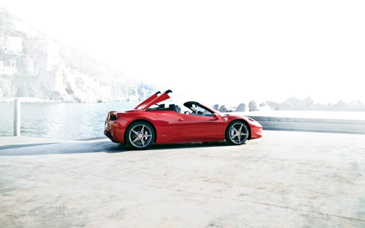 2012, Ferrari, 458, Spider, Supercar, Hd HD Wallpaper Desktop Background