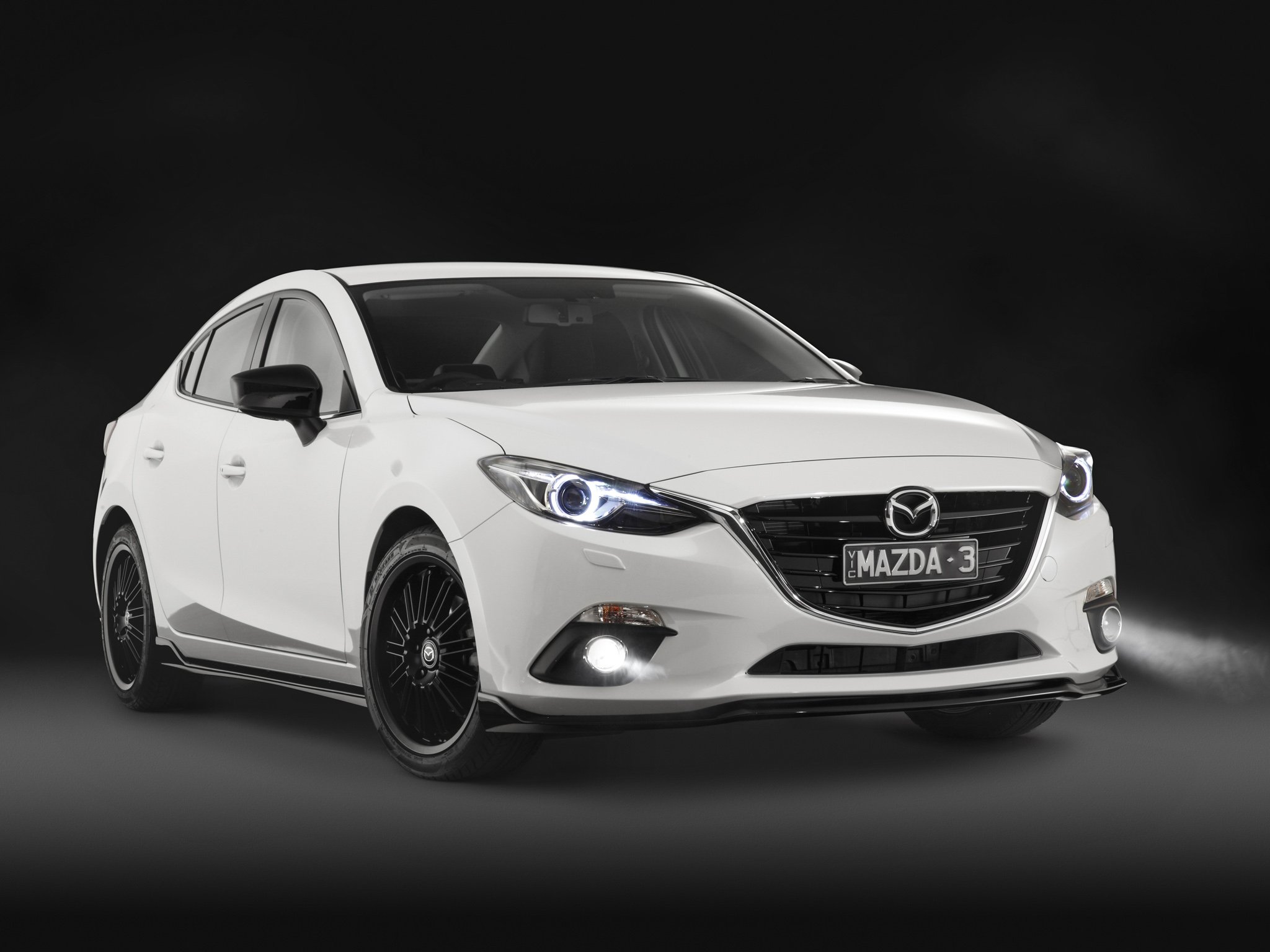 2014, Mazda, 3, Sedan, Kuroi, b m Wallpapers HD / Desktop
